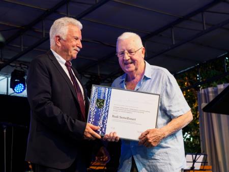 Rudi Semelbauer z županom